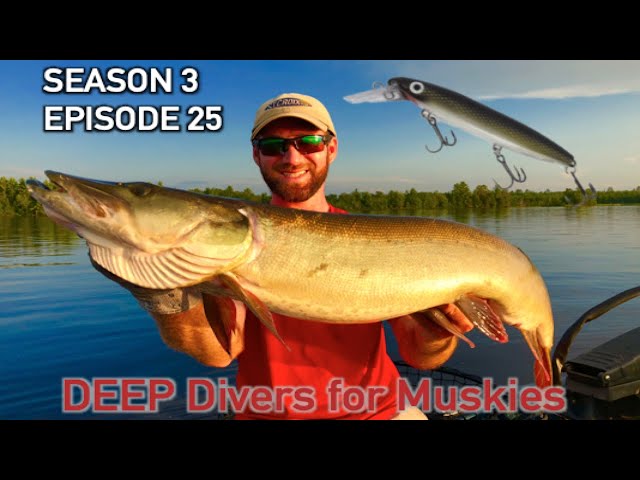 The Art of Fishing DEEP Diving Crankbaits for MUSKIES! S3.E25