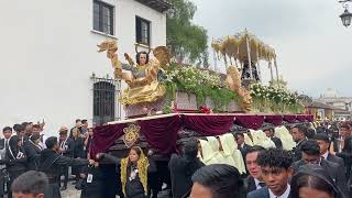 La Dolorosa |MF| Soledad de la Escuela de Cristo 2024. ¡Inicio de la llovizna! Bodas de Plata. [GT]