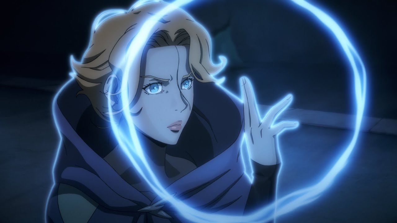 Sypha Belnades Magic Scenes (Castlevania Season 1 and 2) - YouTube