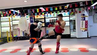 Muay THAI rule fight training