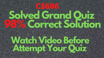 cs606 Solved Grand Quiz Spring 2020 |midterm grand Quiz cs606| cs606 grand quiz solution|cs606
