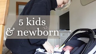 NEWBORN DAY IN THE LIFE| doctor appointment, toddlers, mum of six