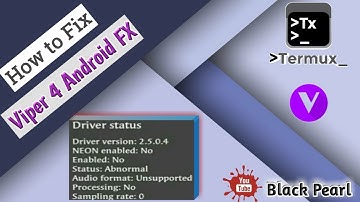 Viper 4 Anroid FX | Driver Status : not enabled | 100% Solved