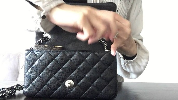 Chanel Black Quilted Lambskin Valentine Flap Medium Q6B03C1IK0008