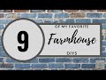 9 Of My Most Favorite FARMHOUSE DIYS | Home Decor On A Budget | July 2020