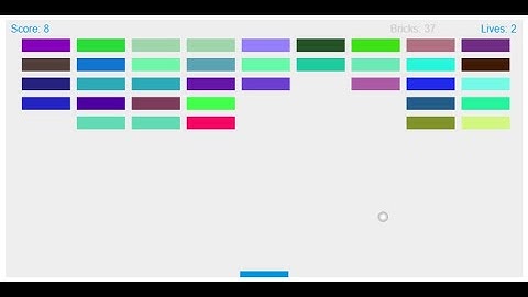 Brick Breaker Game on Webcreative.me