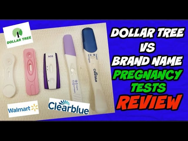 Dollar Tree Vs Brand Name Pregnancy Tests Review Youtube