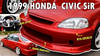 1999 Honda Civic SiR B16 LOCAL // Full Car Review // VTEC KICKED IN YO!!