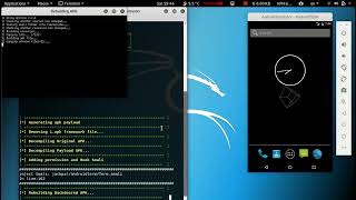 Backdoor original apk to exploit Android using Evil Droid on Kali Linux screenshot 3