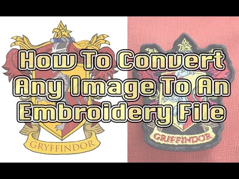 Video: How To Make An Embroidery Pattern From A Photo