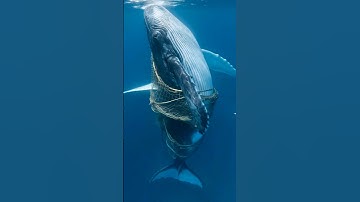 "Massive Bryde’s Whale Trapped in Ghost Net | Dramatic Rescue at Sea"