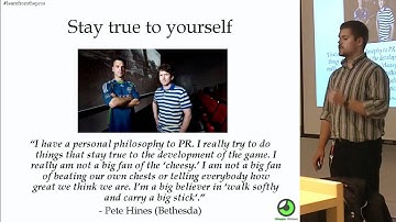 Game PR & Marketing 101 Lecture (part 1)