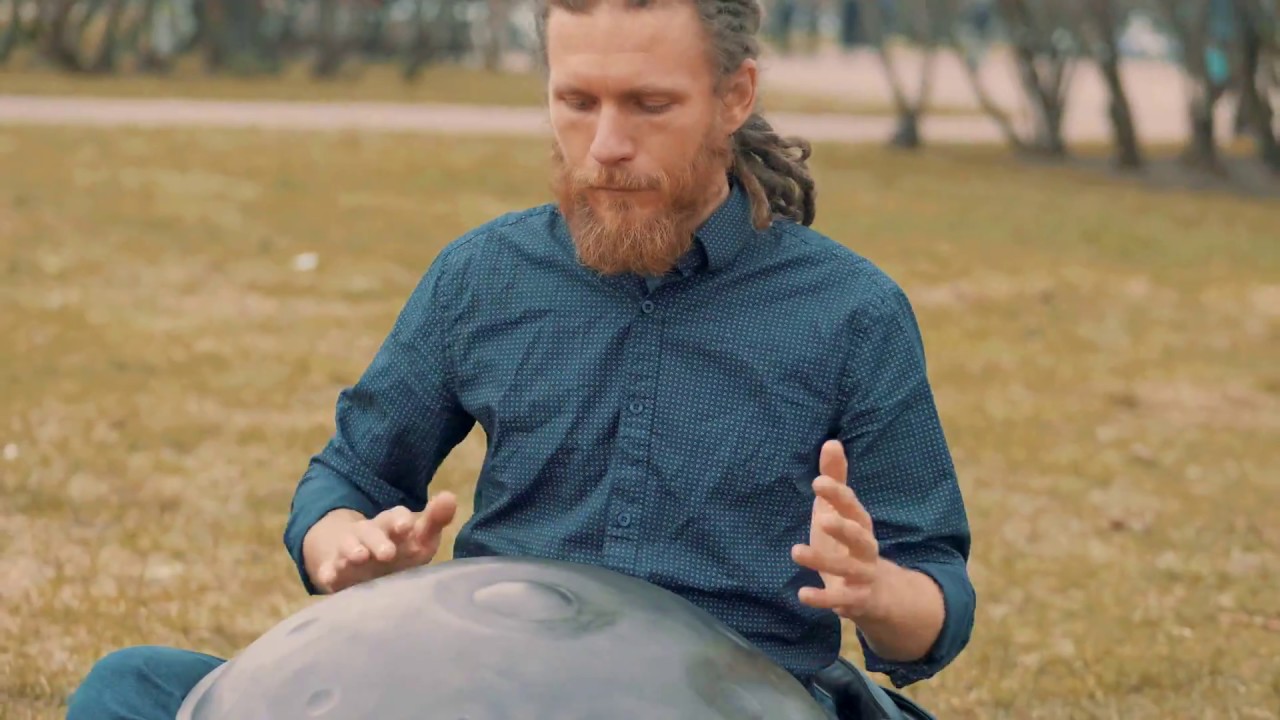 OMana handpan impro, E celtic minor, Music by Pasha Aeon 2018