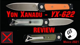 Review: Yon Xanadu - model YX-622 -- A Double Detent Slip Joint Folder