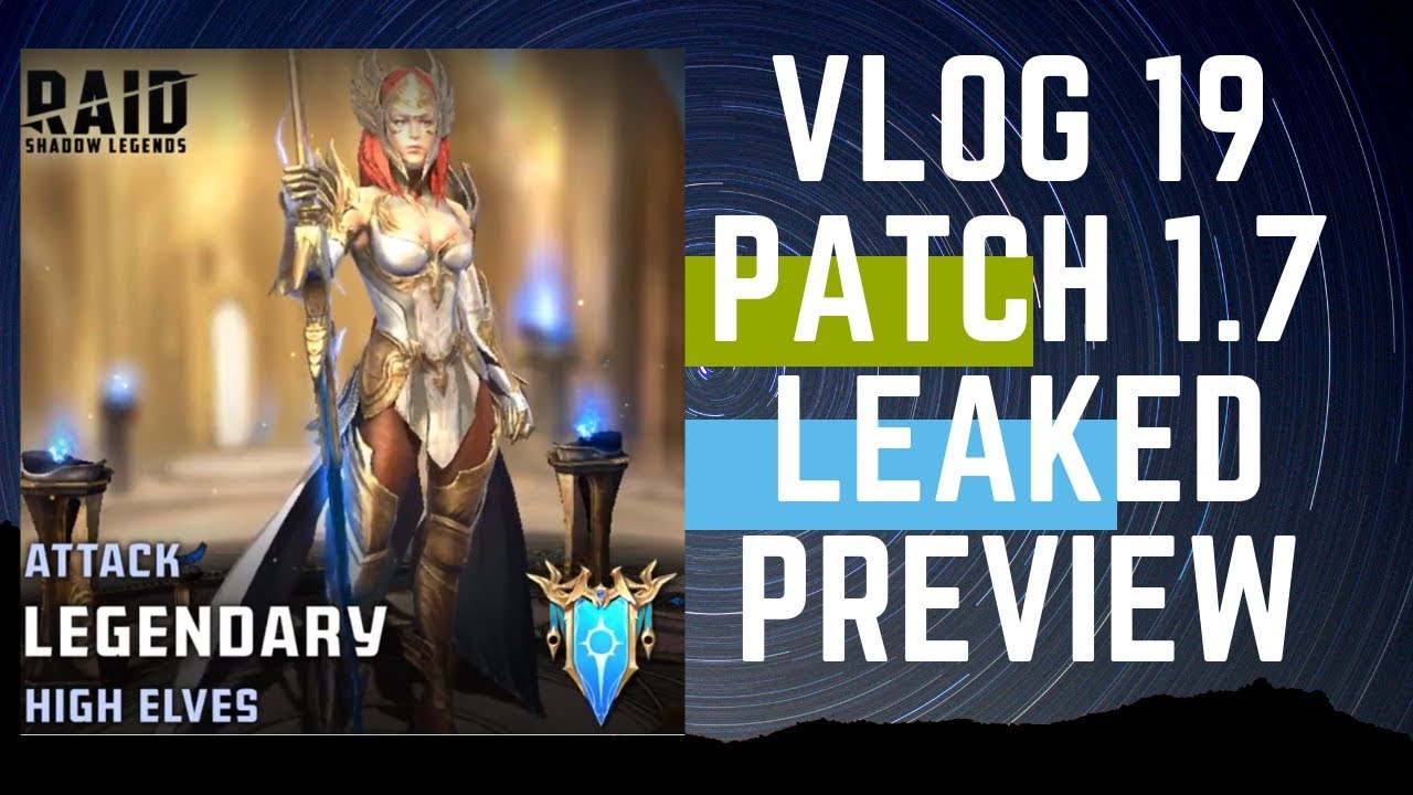 Raid Shadow Legends SKNOVA VLOG 19 Patch 1 7 Leak Preview - YouTube