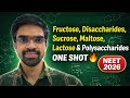 Lec 04: Carbohydrates 🔥 | Fructose, Disaccharides, Sucrose, Maltose, Lactose & Polysaccharides
