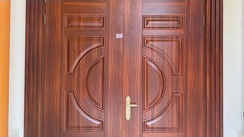 Lắp đặt bàn giao hạng mục cửa thép vân gỗ tại phú giáo - bình dương - 0813112727 #cuathepvango