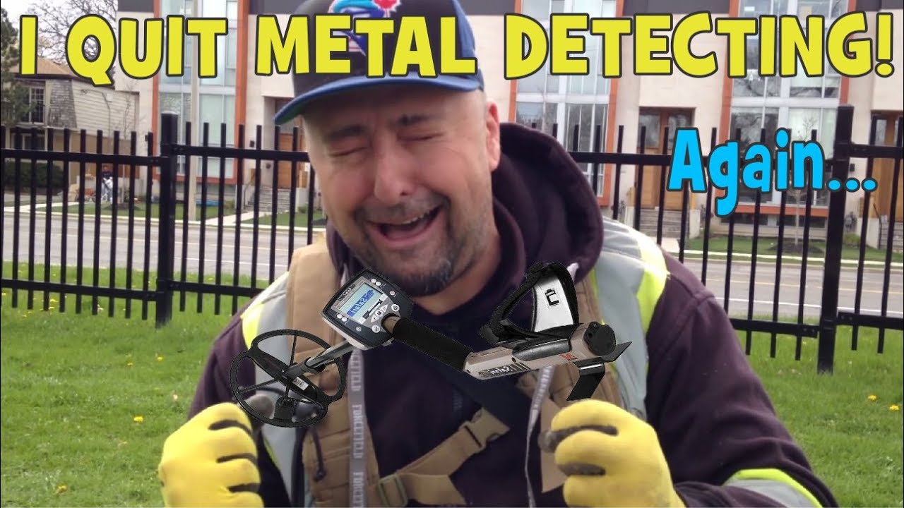 I Quit Metal Detecting! Metal Detecting Toronto Canada Minelab Etrac