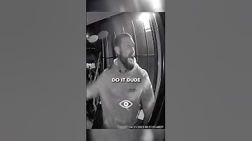 This Doorbell Camera Captured Him Risking It All! #shorts