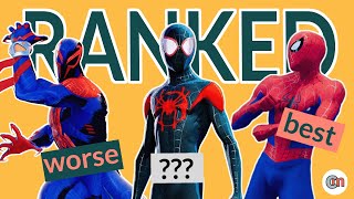 Ranking every SpiderMan from Across the SpiderVerse and Into the SpiderVerse