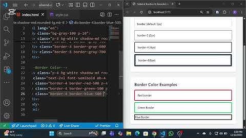 Mastering Borders & Rounded Corners in Tailwind CSS | Full Tutorial Explained Step-by-Step