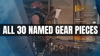 All 30 Named Gear Pieces in The Division 2 and How to Get Them