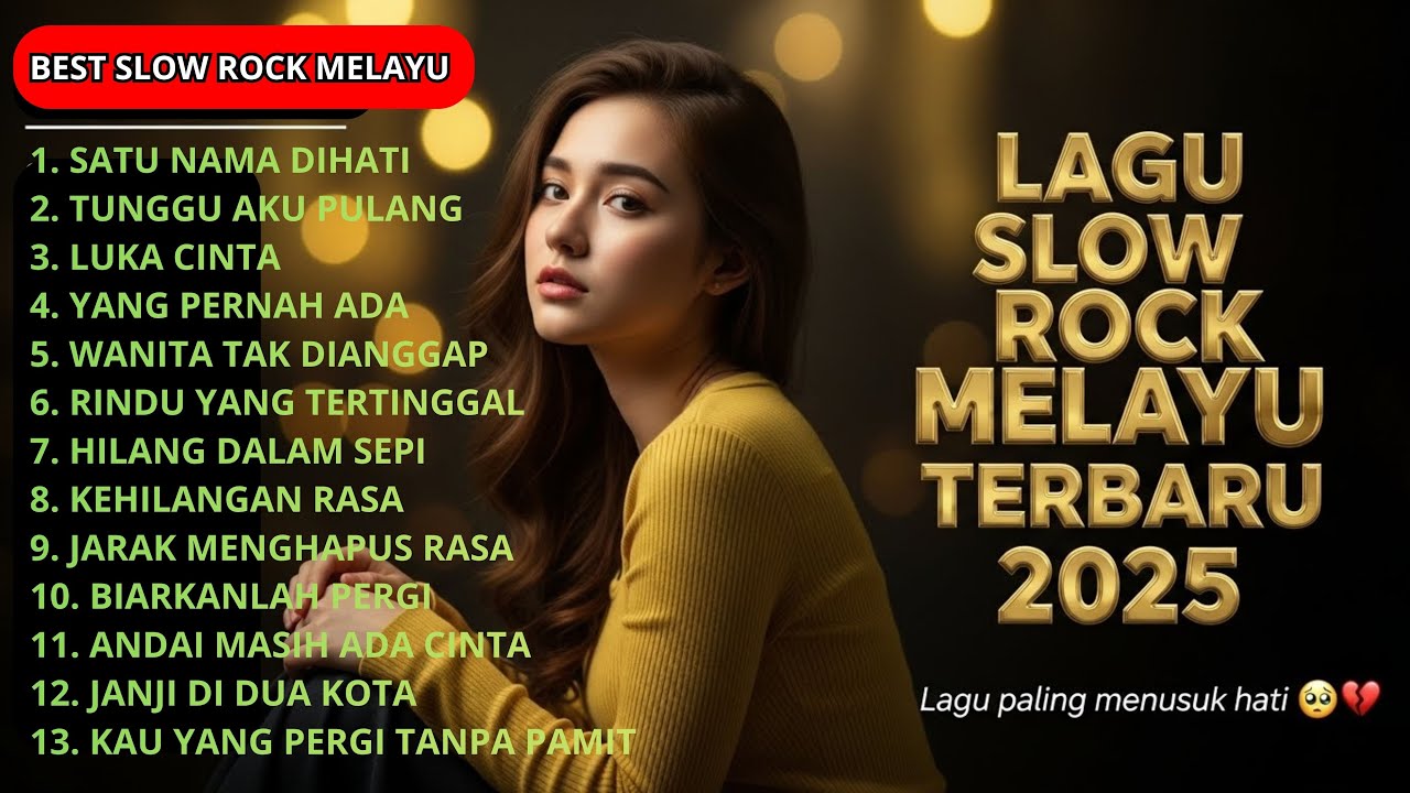 LAGU SLOW ROCK MELAYU TERBARU 2025 | LAGU PALING SEDIH INGET MANTAN 😭💔