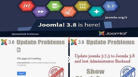 How to Fix Joomla Administrator Backend Blank Screen and HTTP Error 500