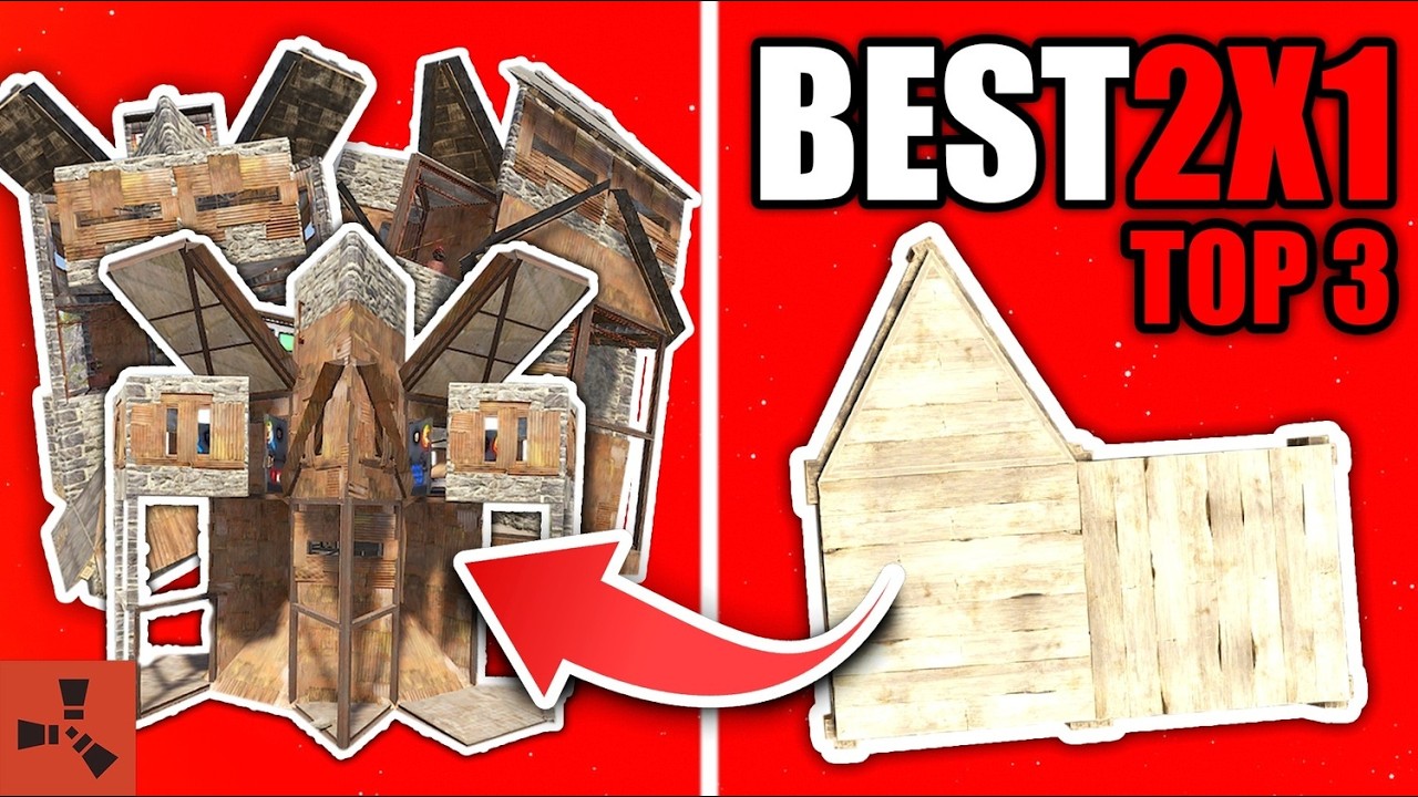 Top 3 BEST 2x1 Expansion Bases in Rust 2025 - Full Builds - YouTube
