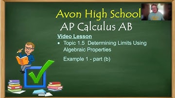 Avon High School - AP Calculus AB - Topic 1.5 - Example 1b - Limit of a Sum