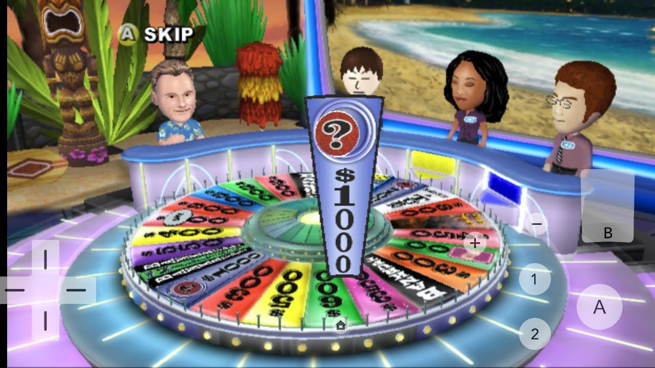 bullcrap in Hawaii | Wheel of Fortune Wii | Game #2 (Run #2)