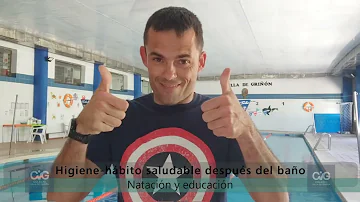 ¿Hay que ducharse después de nadar en una piscina?