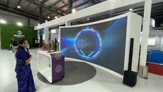 Interactive Immersive Room and Rotating Charkha | NAYARA @ Vibrant Gujarat Global Summit  2024