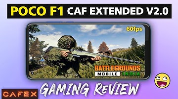🔥POCO F1 CAF Extended v2.0 GAMING ROM REVIEW | CAFEX v2.0 PUBG Mobile TEST