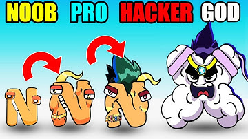 NOOB vs PRO vs HACKER vs GOD Alphabet.io Smashers Story