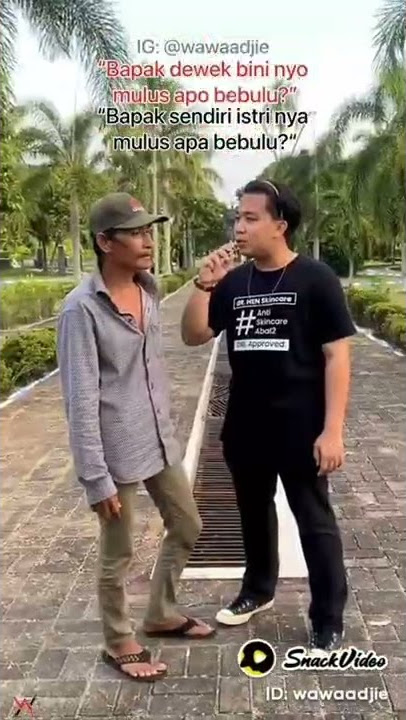 aksi lucu dari orang Palembang 😂