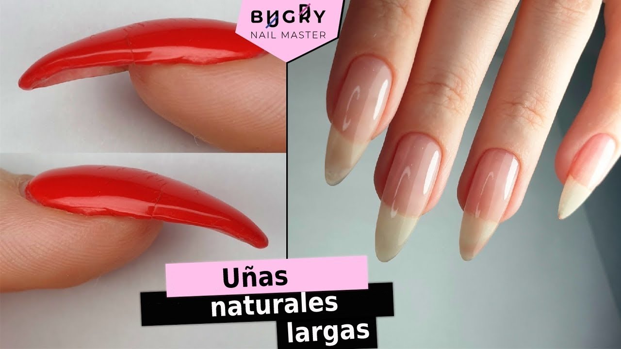 Uñas Naturales💅 Diseño Súper Elegante En Uñas Extra Largas Tutorial 