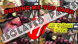The Rolling Stones - Driving Me Too Hard (Hackney Diamonds) All Guitars Cover - Isolated Parts