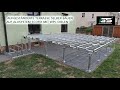 Diy bau einer aufgestnderte terrasse auf alusystem ecofix mit wpc dielen hochterrasse selber bauen