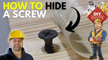 How To Hide A Screw | DIY HACK | Quick Tip | Woodworking Ideas