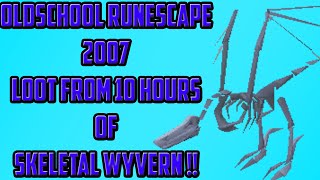 Oldschool Runescape 2007 I 10 Hours Of Skeletal Wyverns Loot Video