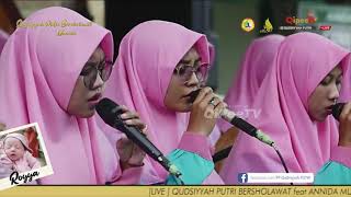 Asnawiyyah (Aniqoh Afrokh) - Qudsiyyah Putri Bersholawat feat Annida Mu'allimat Kudus
