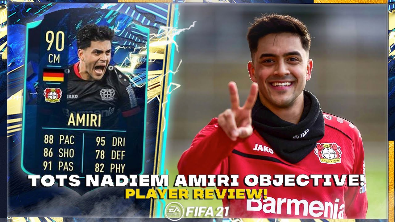 WHAT A CARD! ????  TOTS OBJECTIVE NADIEM AMIRI PLAYER REVIEW! FIFA 21 ULTIMATE TEAM