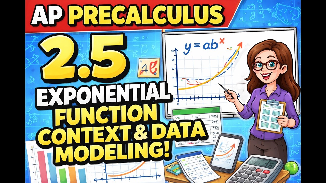 AP Precalculus 2.5 Exponential Function Context and Data Modeling - YouTube
