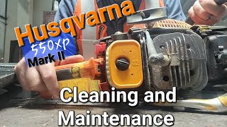 Husqvarna 550 Mark II Cleaning and Maintenance