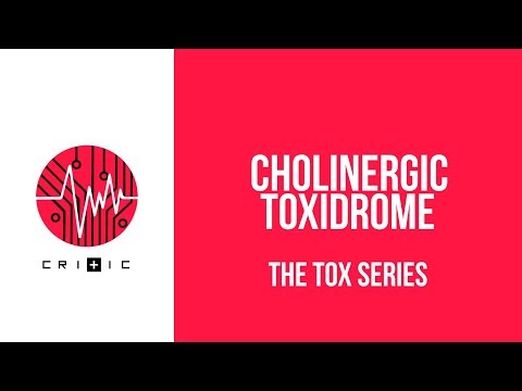 Cholinergic toxidrome -