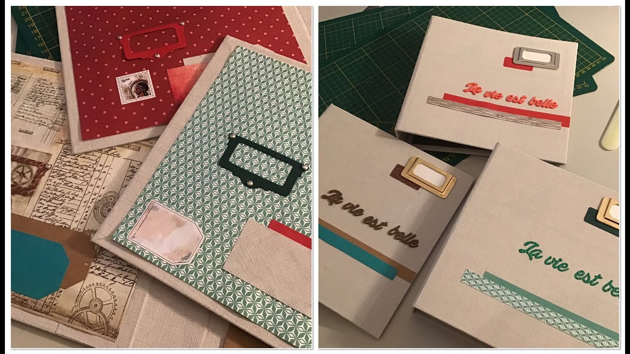 Diy album en  Scrap, couvertures #isabelscrap