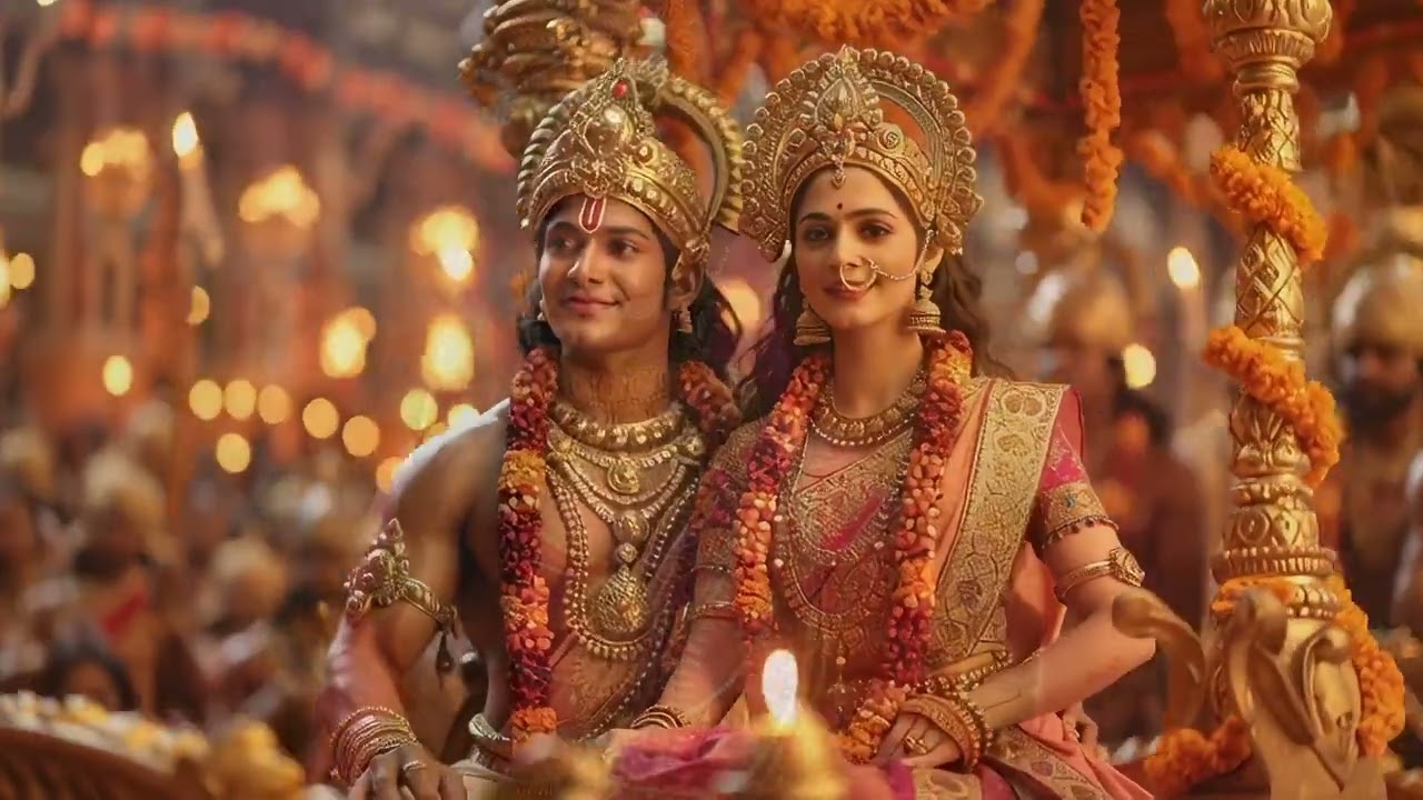 Sriram & Sitaji  Swagatoutsav Geet  (Returning Ayodhya After 14 years of Exile )