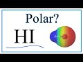Polarity and Bonding in Hydrogen Iodide