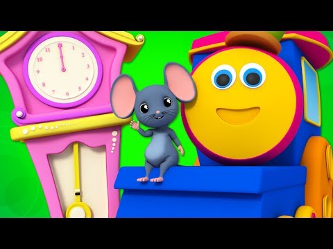 Hickory Dickory Dock Nursery Rhymes Children Songs Baby Rhymes Kids Tv Bob The Train